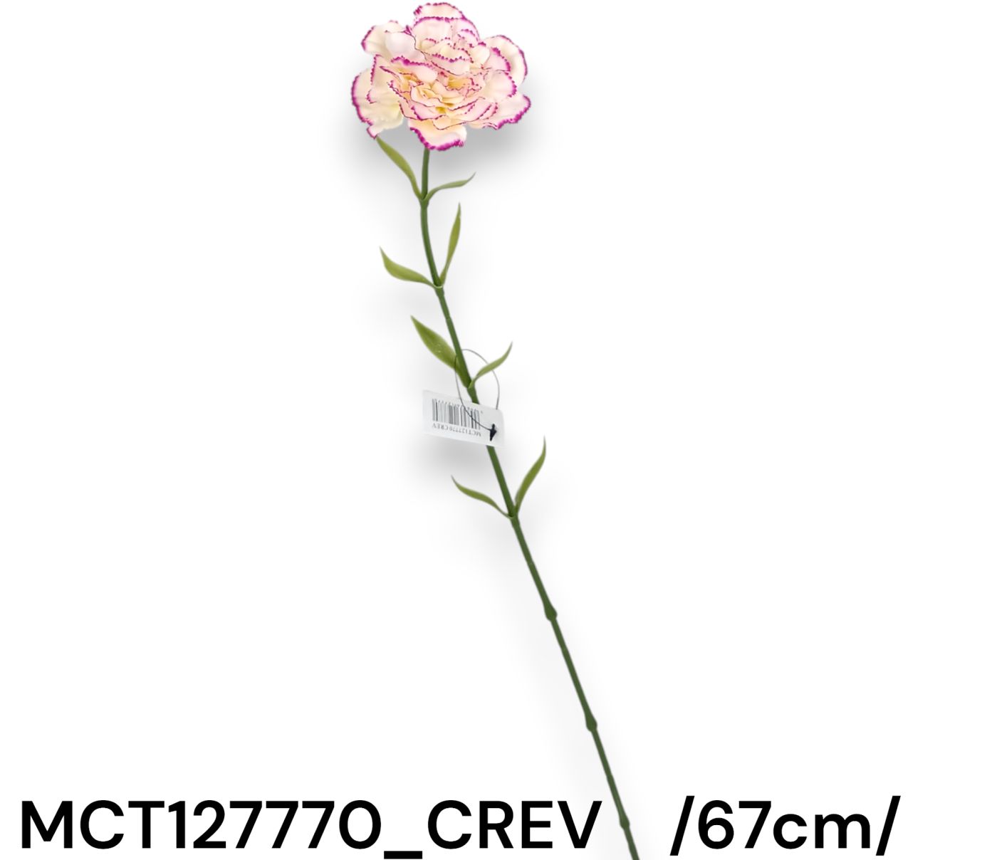 Szálas szegfû viaszos szárral, micropeach /67cm/ Fő kép