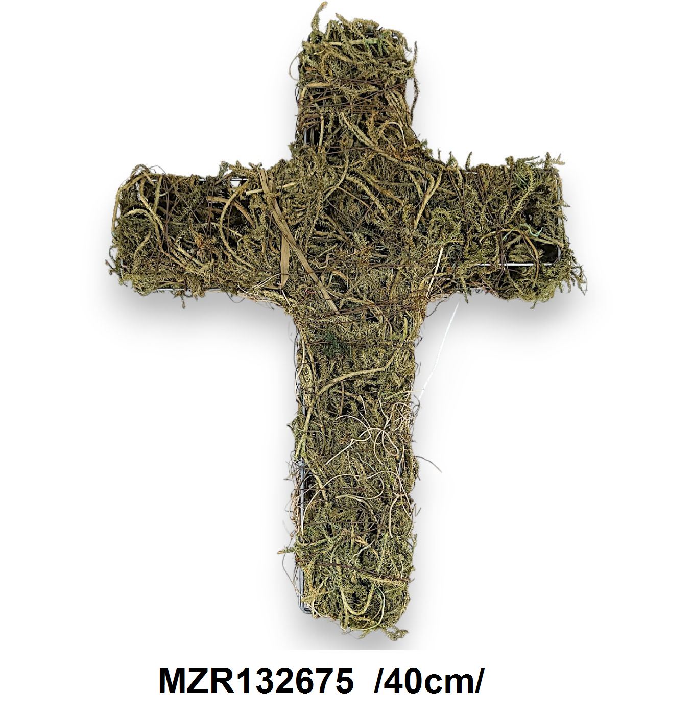 Mohás vesszõ kereszt /40cm/