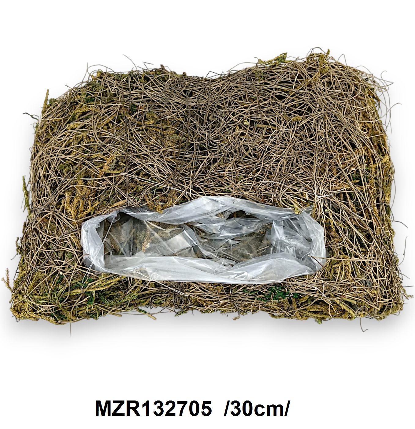 Mohás könyvformájú alap /30cm/