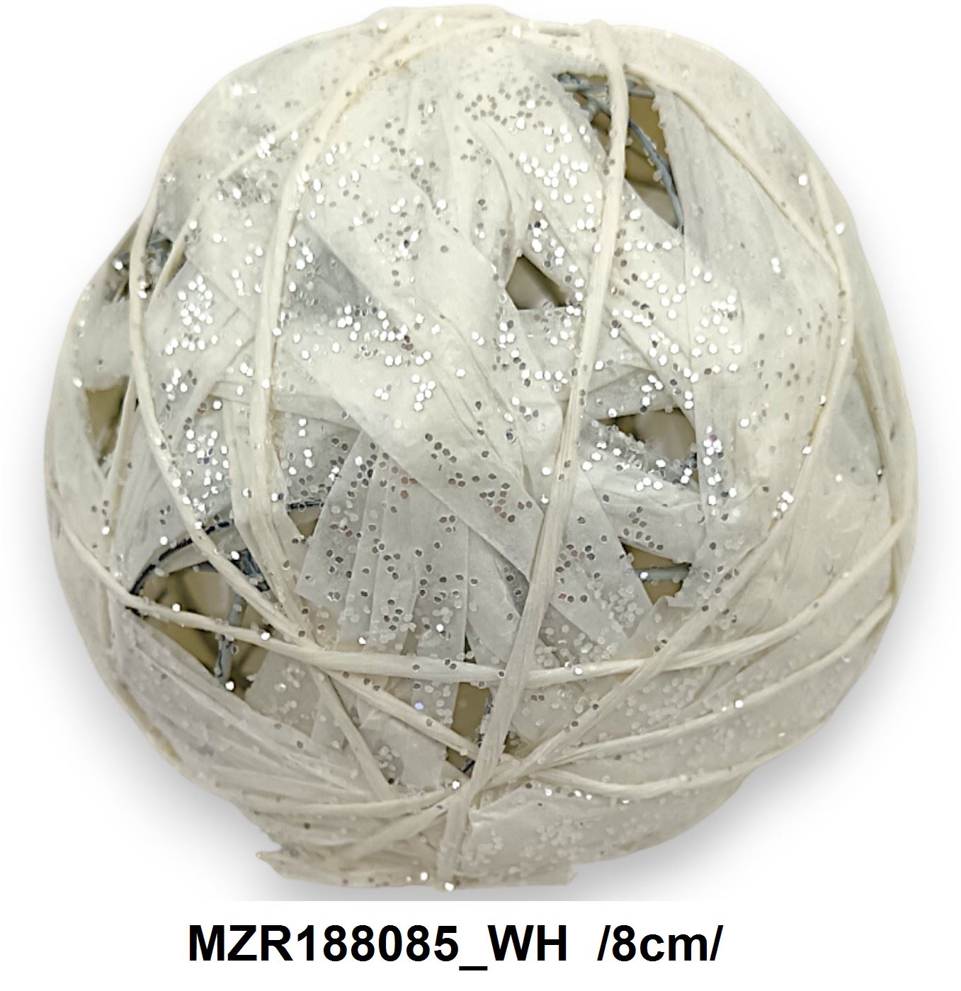 Fehér krepp gömbök /8cm/