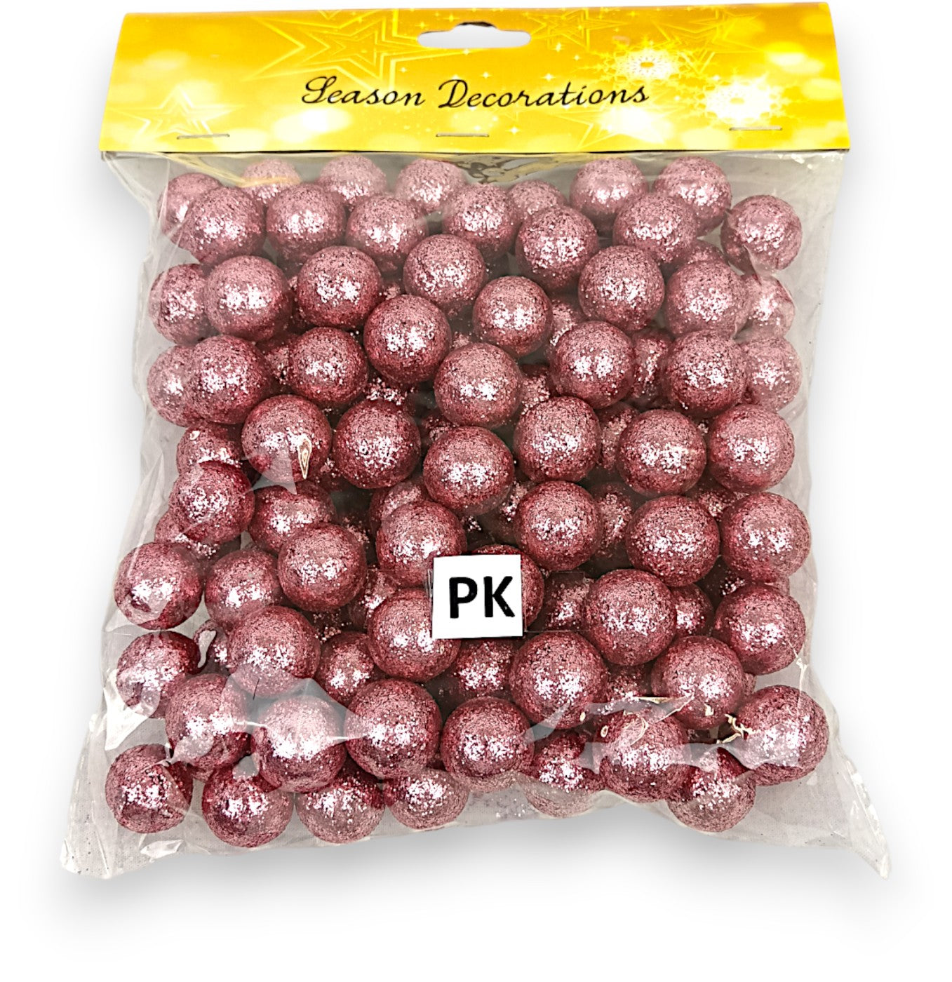 Glitteres hungarocell golyók, 30 gr /2cm/ Fő kép