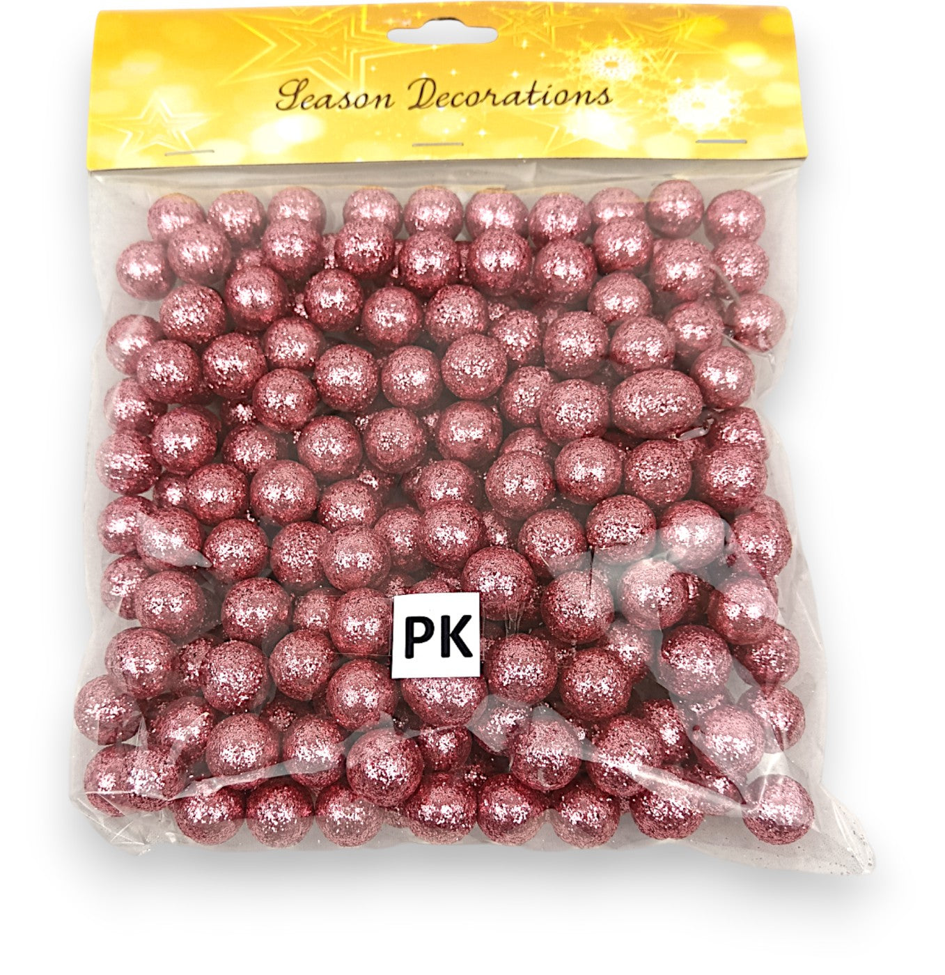 Glitteres hungarocell golyók, 30g/zacskó /1,5cm/ Fő kép