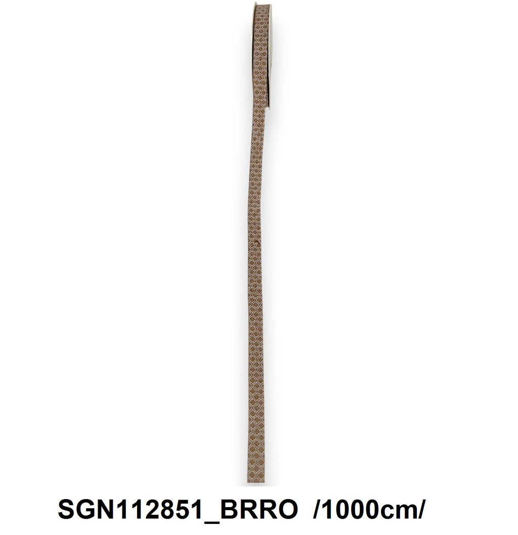 Len szalag tekercs, 1cm széles /1000cm/