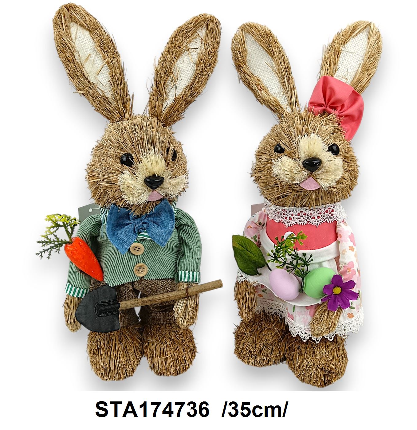 Szalmanyuszi pár /35cm/ Fő kép
