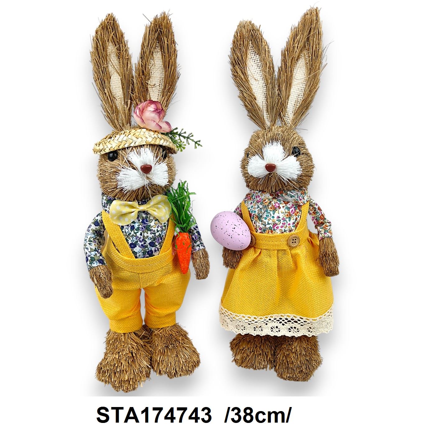 Szalmanyuszi pár /38cm/