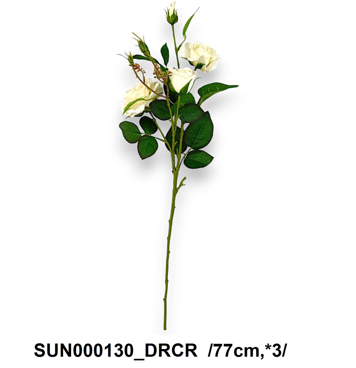 Élethû rózsaág, szatén /77cm,*3/ Fő kép