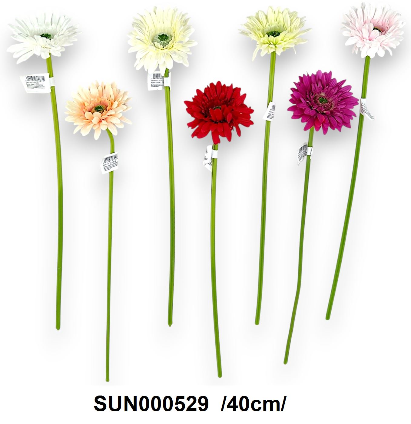 Szálas gerbera, szatén /40cm/
