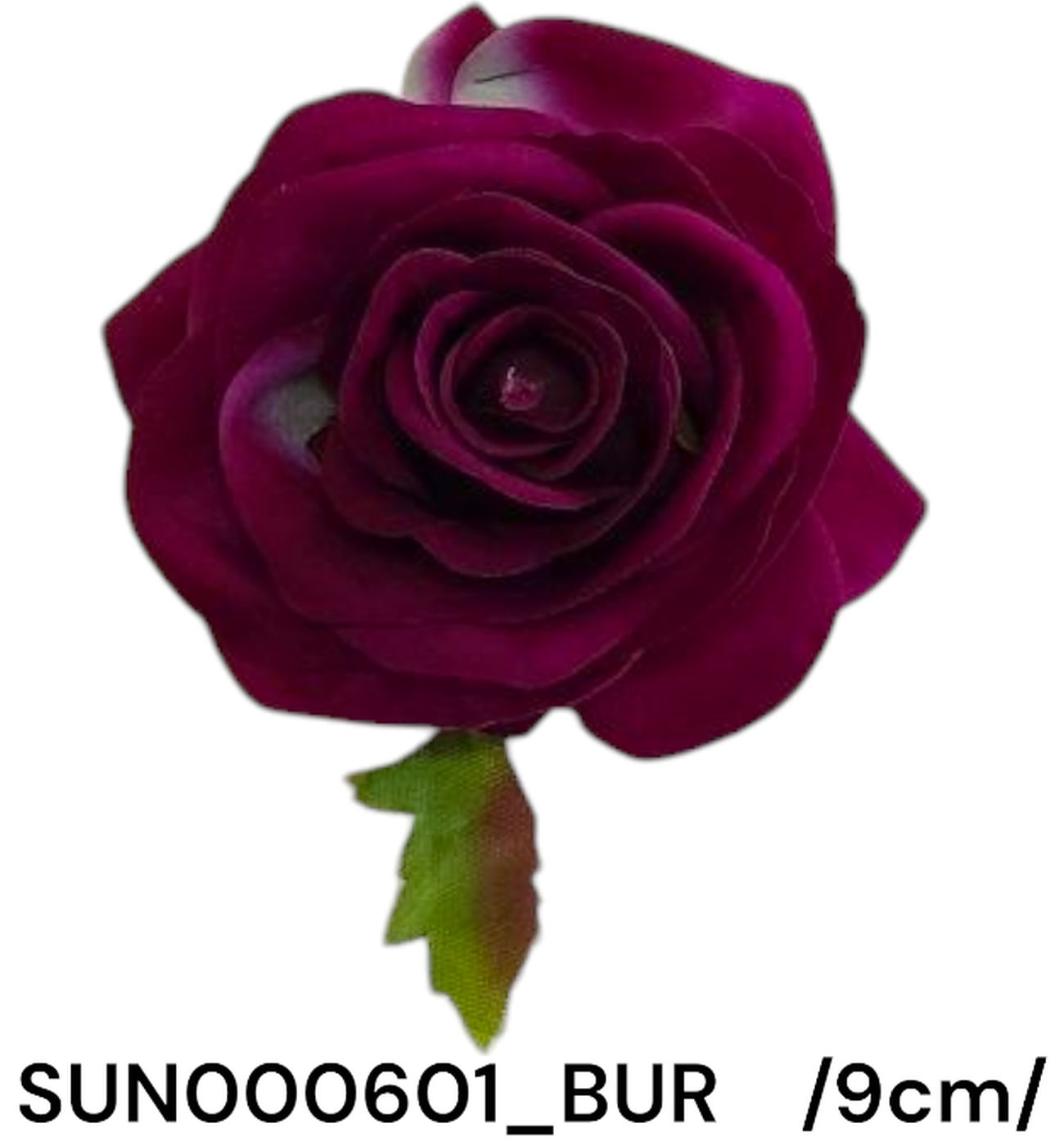 Bársony rózsafej /9cm/