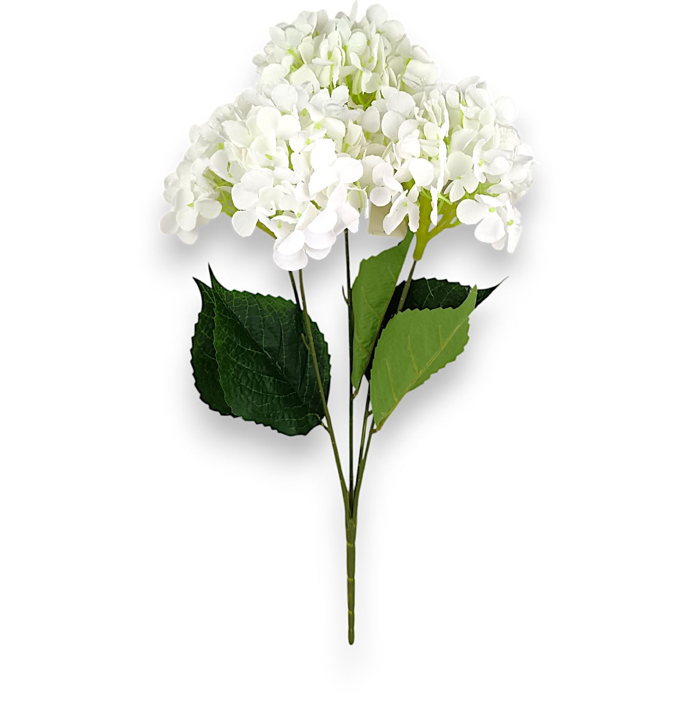 Hosszú építésû, Hortenzia csokor nagy levelekkel /49cm,*5/ Fő kép