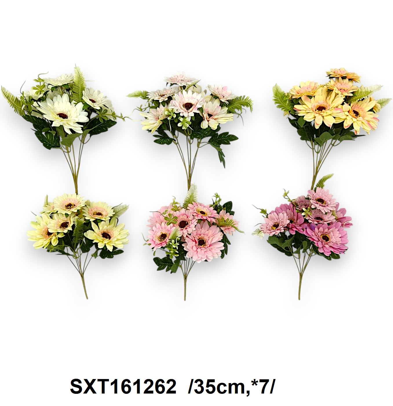 Gerbera csokor /35cm,*7/