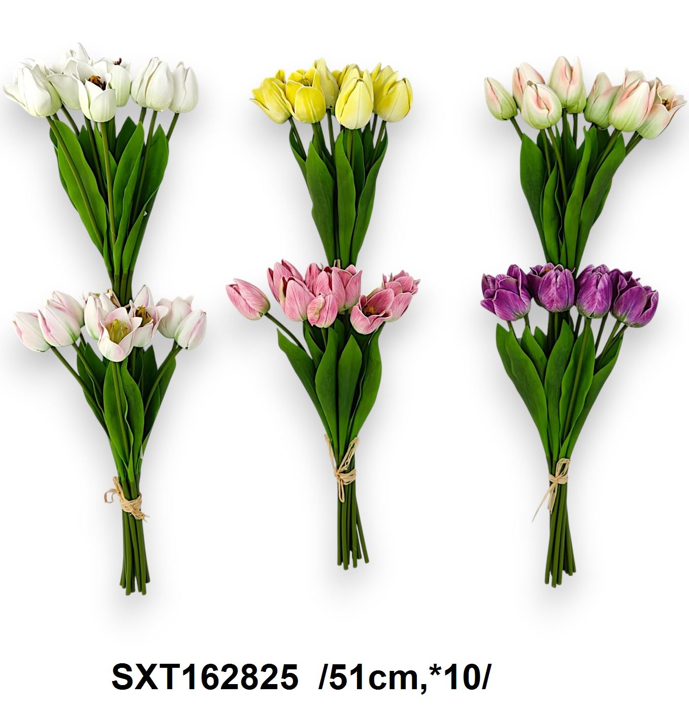 Tulipán köteg, poliuretán /51cm,*10/ Fő kép