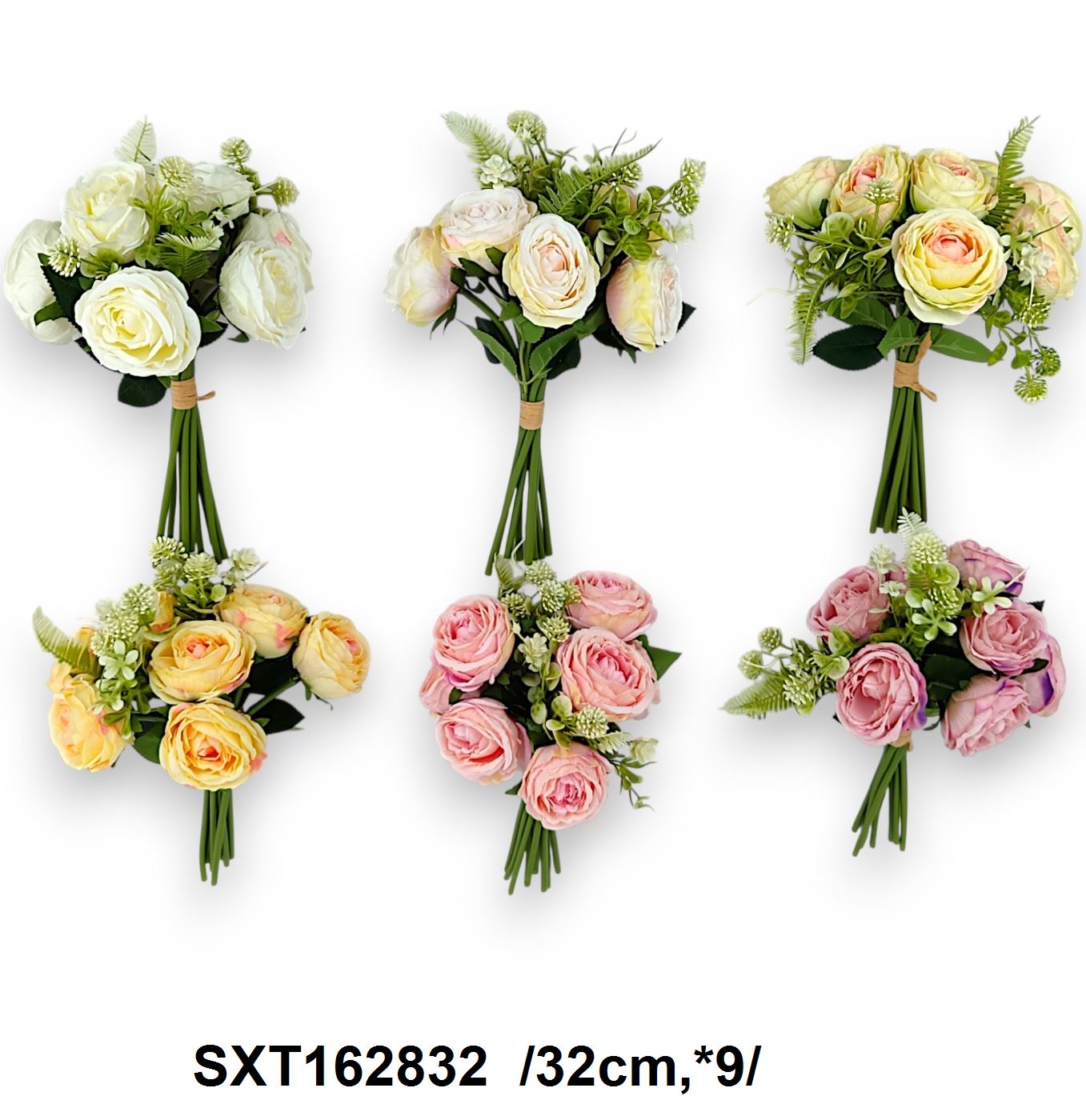 Gubós rózsaköteg /32cm,*9/ Fő kép