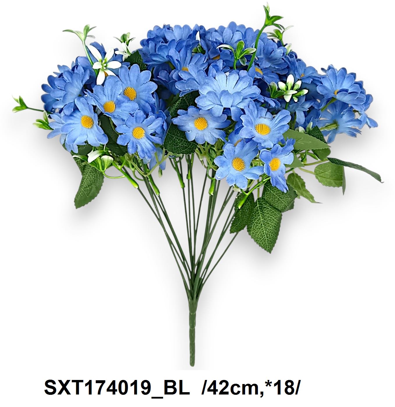Hosszú építésû margaréta csokor /42cm,*18/