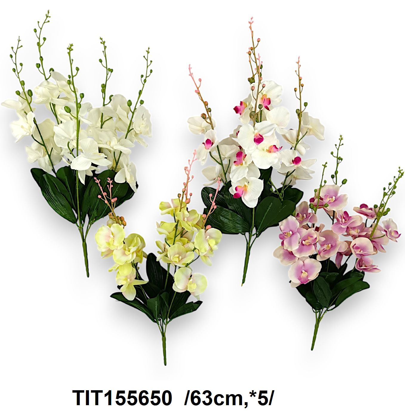 Piliorchidea csokor, szatén /63cm,*5/ Fő kép