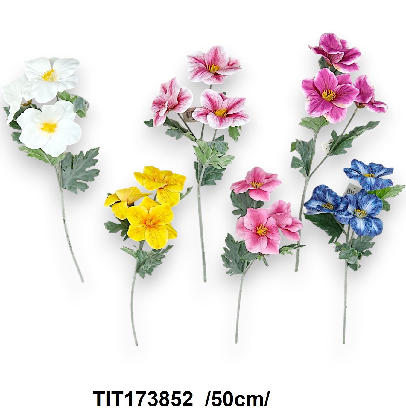 Szálas, flokkolt hibiszkusz /50cm/ Fő kép