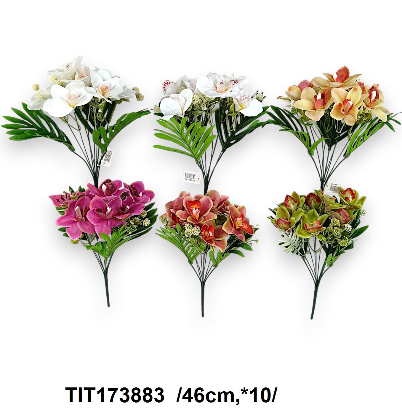 Real touch orchidea csokor /46cm,*10/ Fő kép