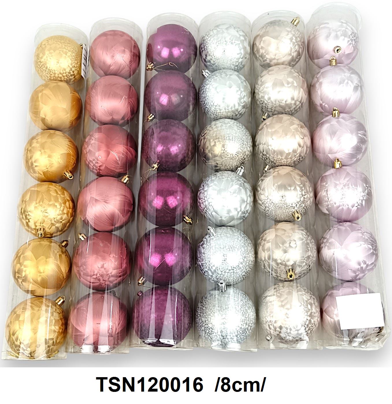 Selyemnyomott gömbök  /8cm/ Fő kép