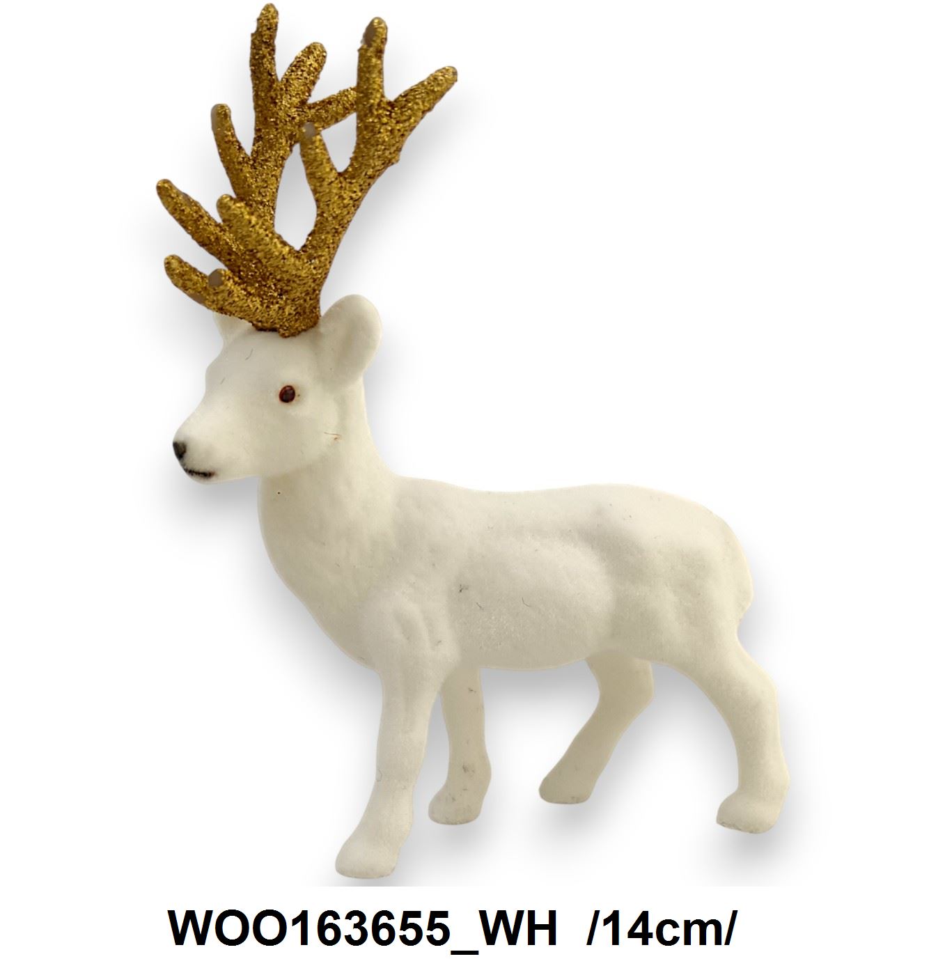 Flokkolt álló szarvas /14cm/ Fő kép