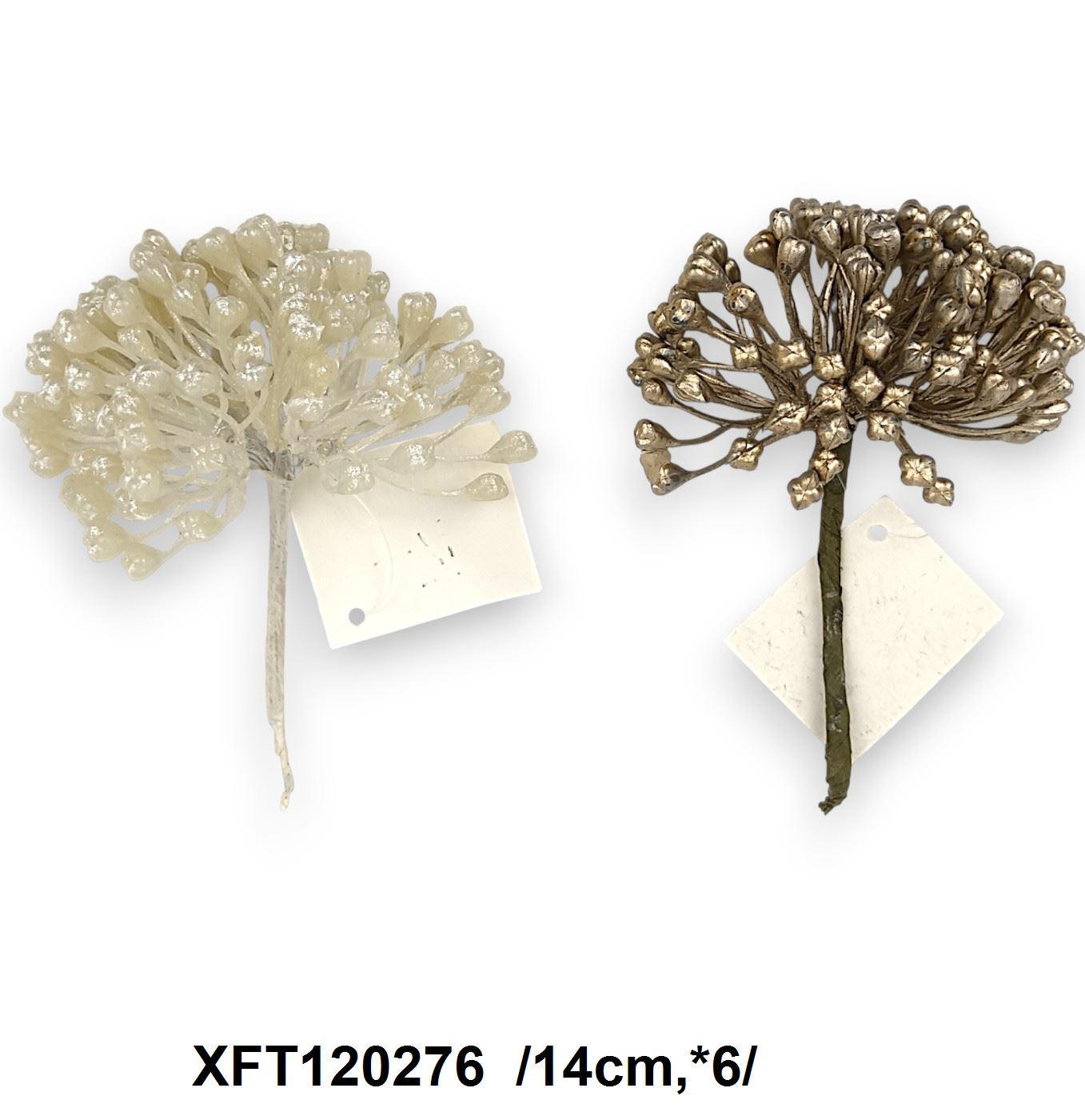 Glitteres, metál gumós pick /14cm,*6/ Fő kép