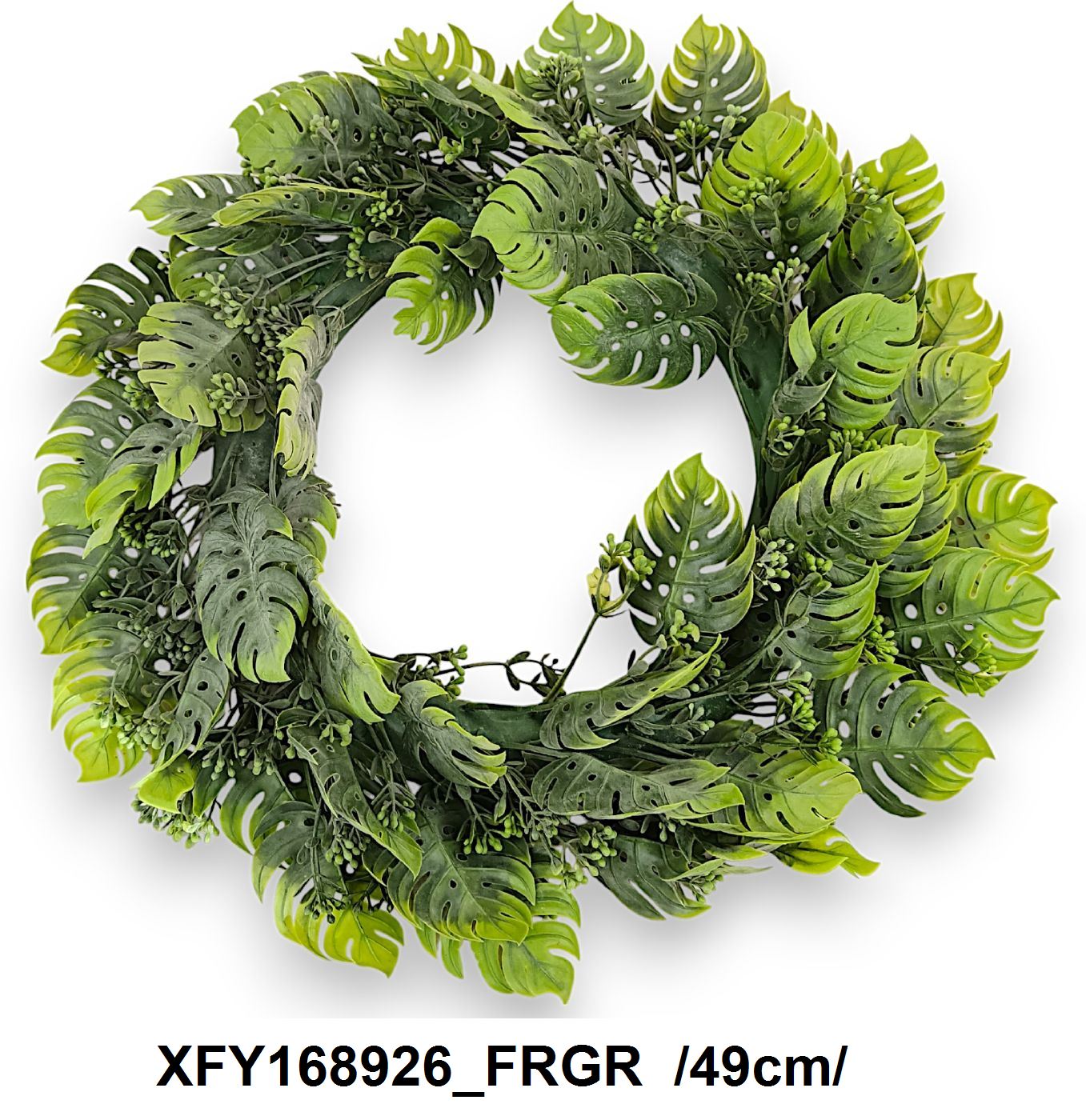 monstera koszorú 49cm Fő kép
