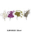 Full glitteres orchidea pick szívvel, levéllel, bogyókkal /20cm/