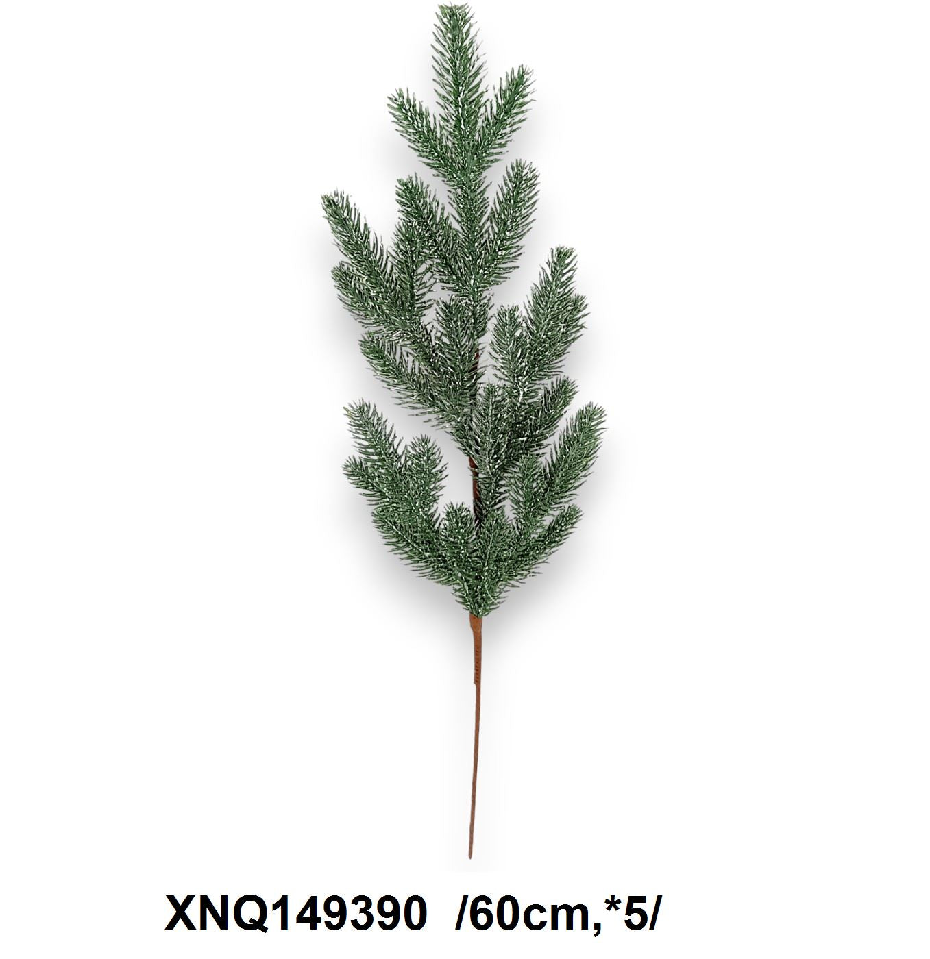 Enyhén hamvas, glitteres fenyõág /60cm,*5/ Fő kép