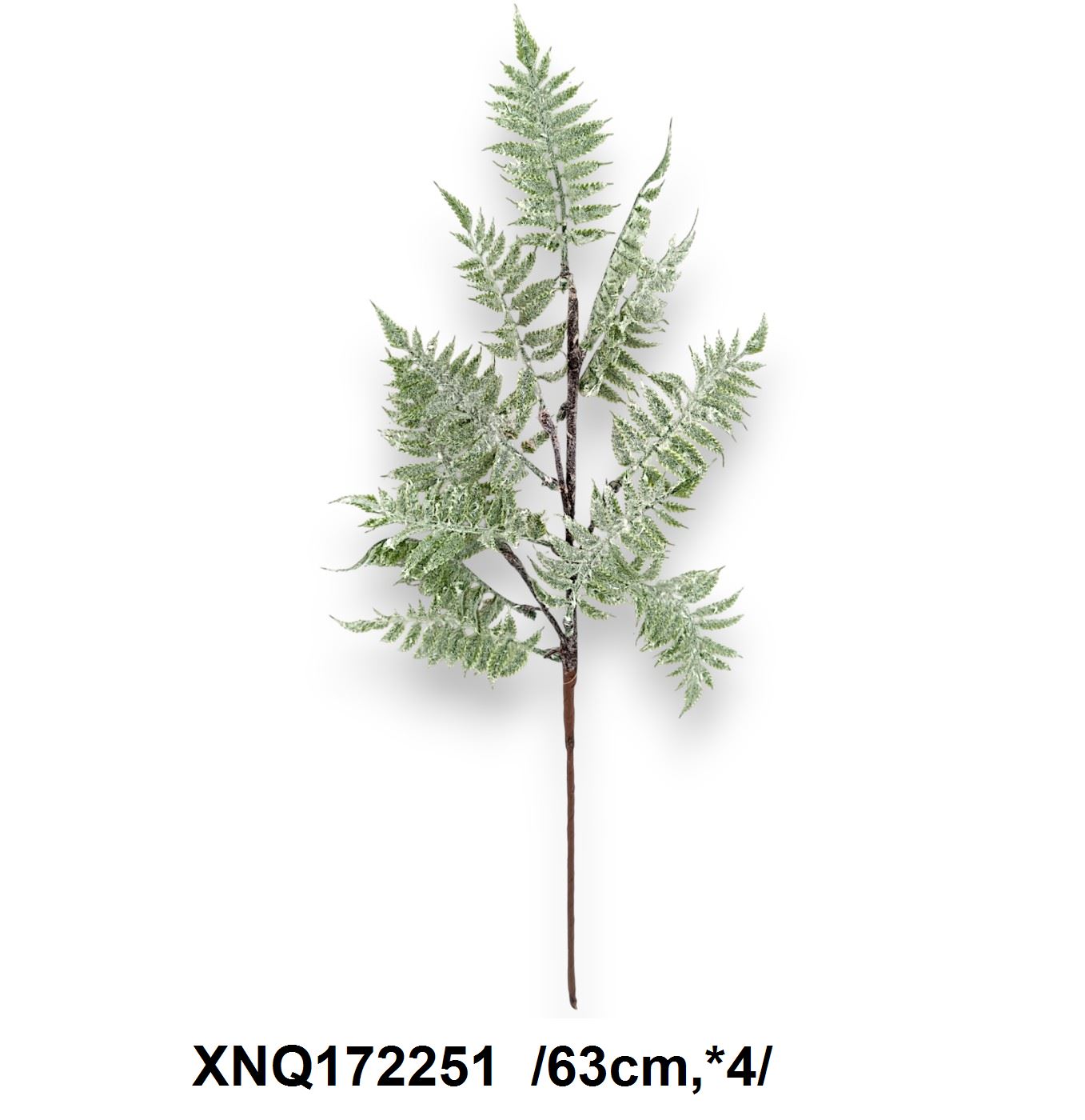 Flokkolt páfrányleveles ág /63cm,*4/ Fő kép