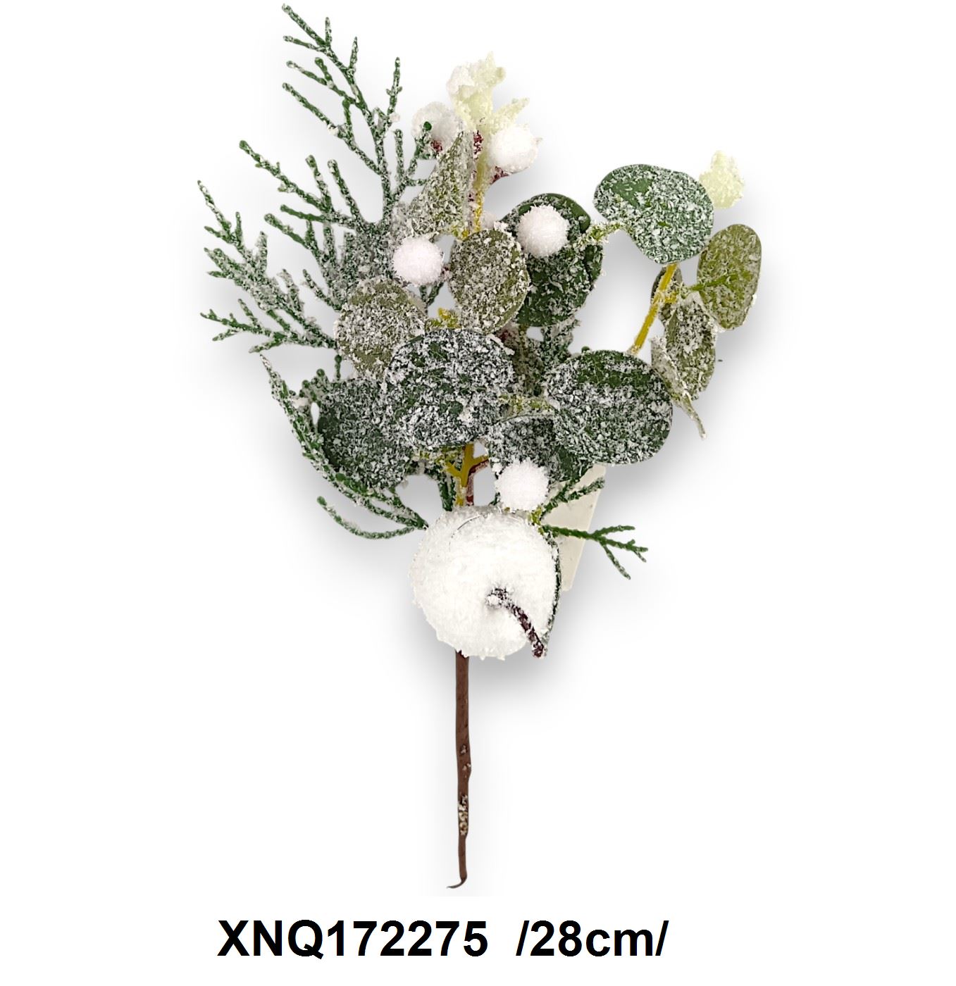 Havas golyós, almás pick, tujával, eukaliptusszal /28cm/