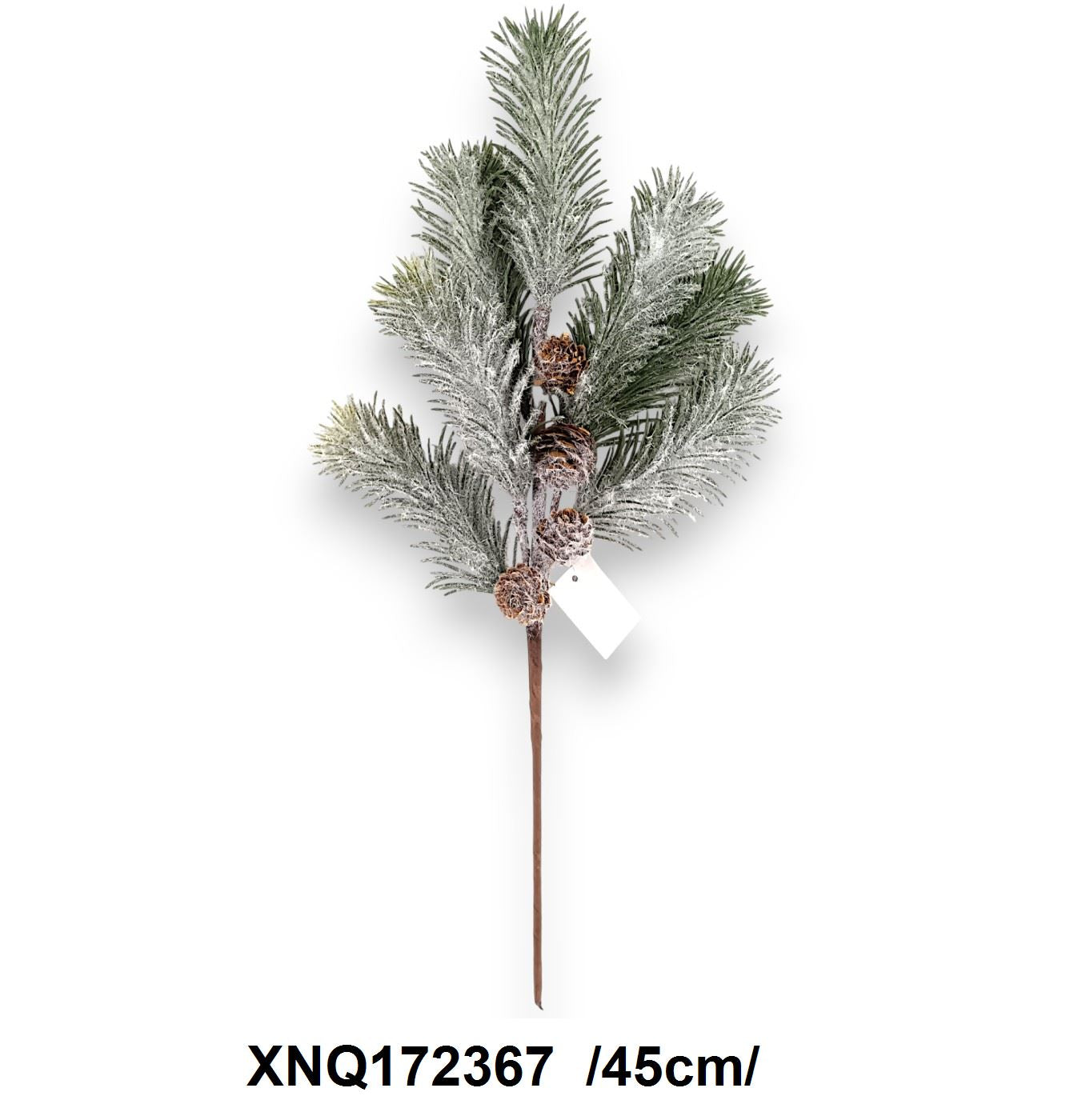 Flokkolt fenyõág tobozokkal /45cm/ Fő kép